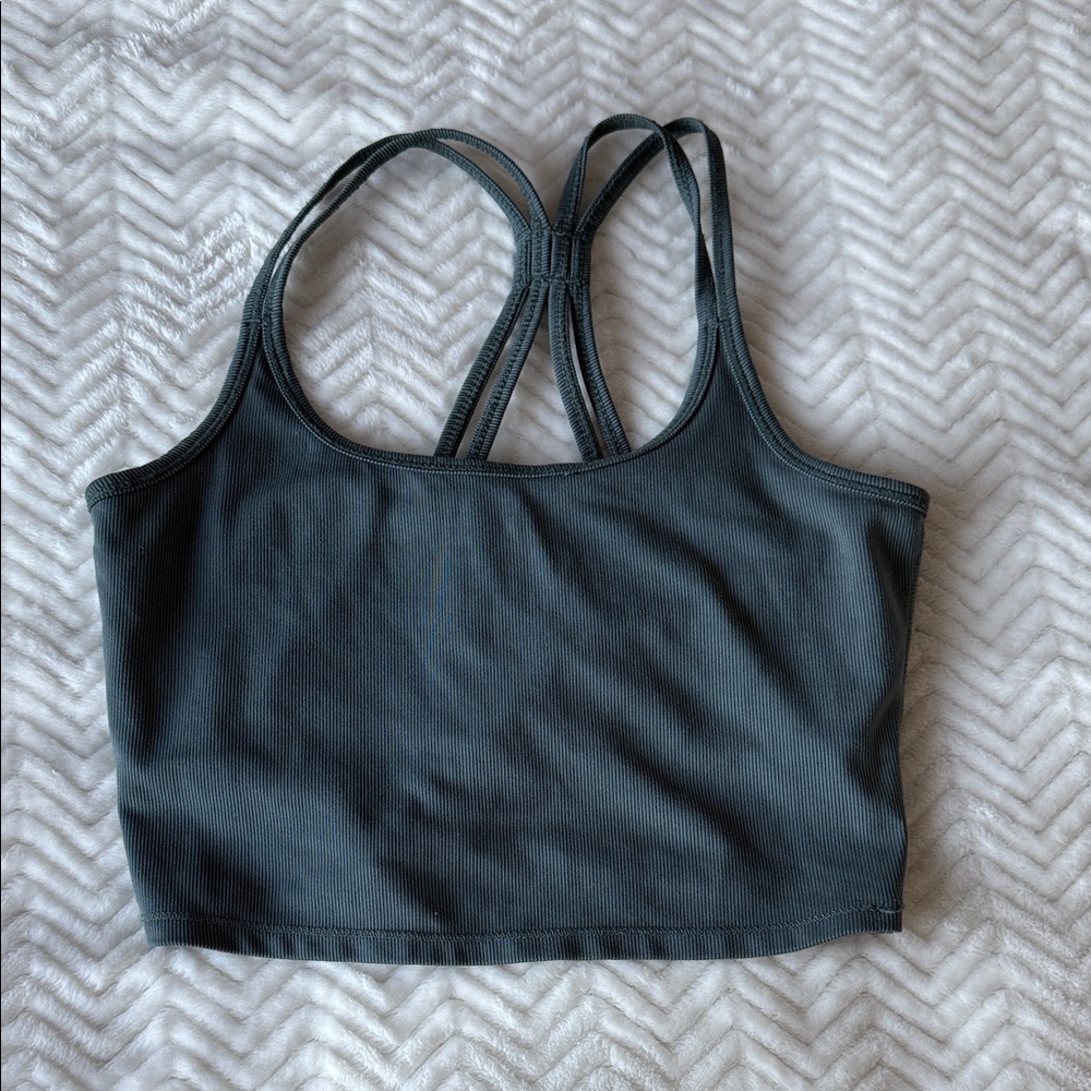 90 Degree By Reflex Charcoal Tank Top